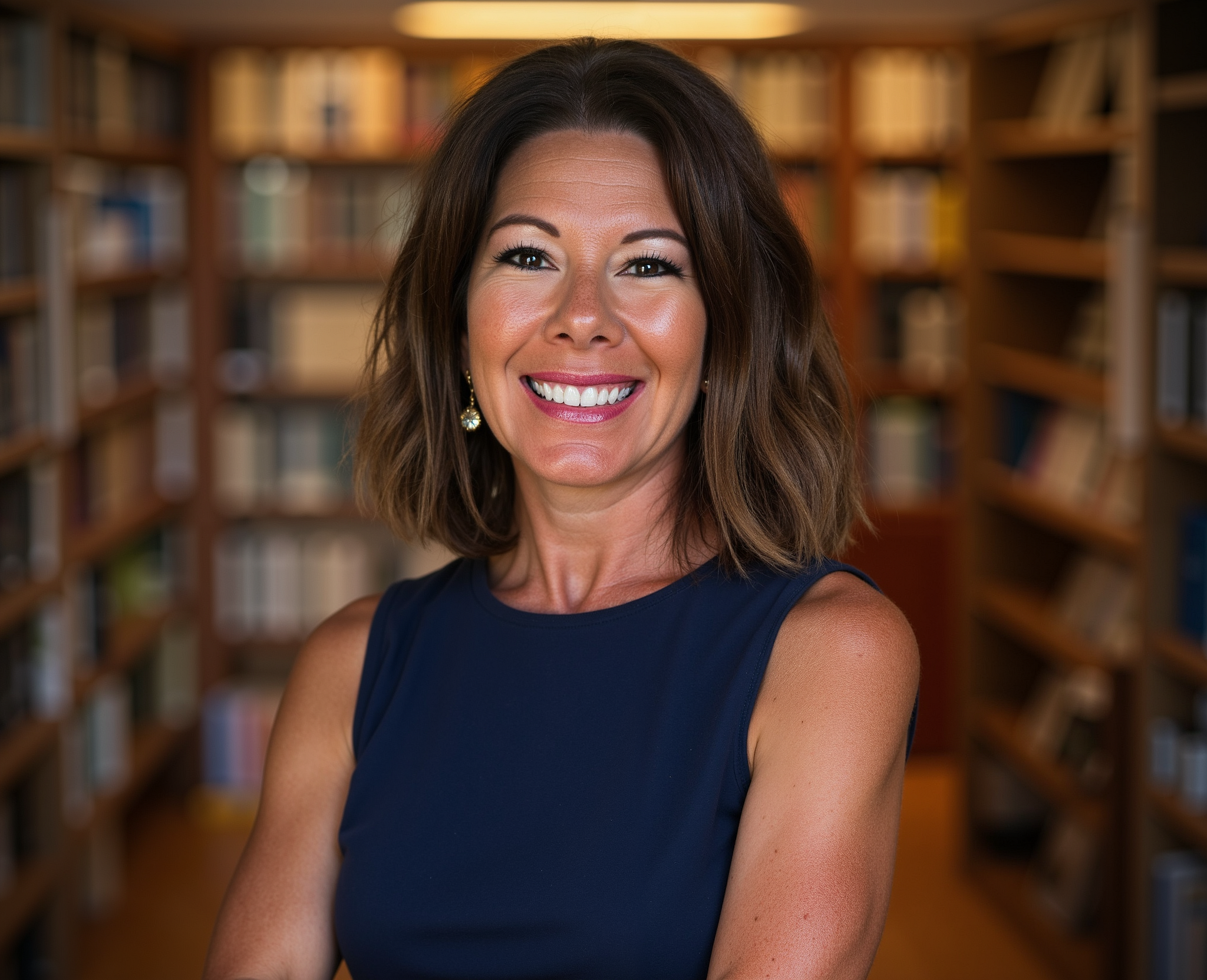 Happy handyman customer